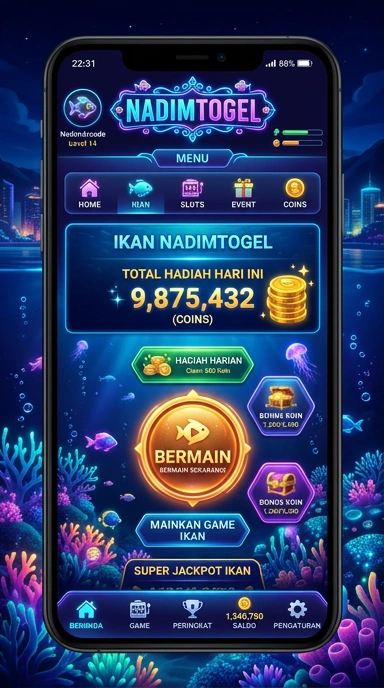 Tampilan antarmuka pengguna nadimtogel yang mudah dinavigasi.